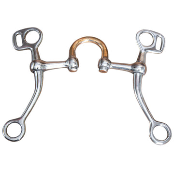 HILASON Western Horse Mouthpiece Correction Stainless Steel Bit